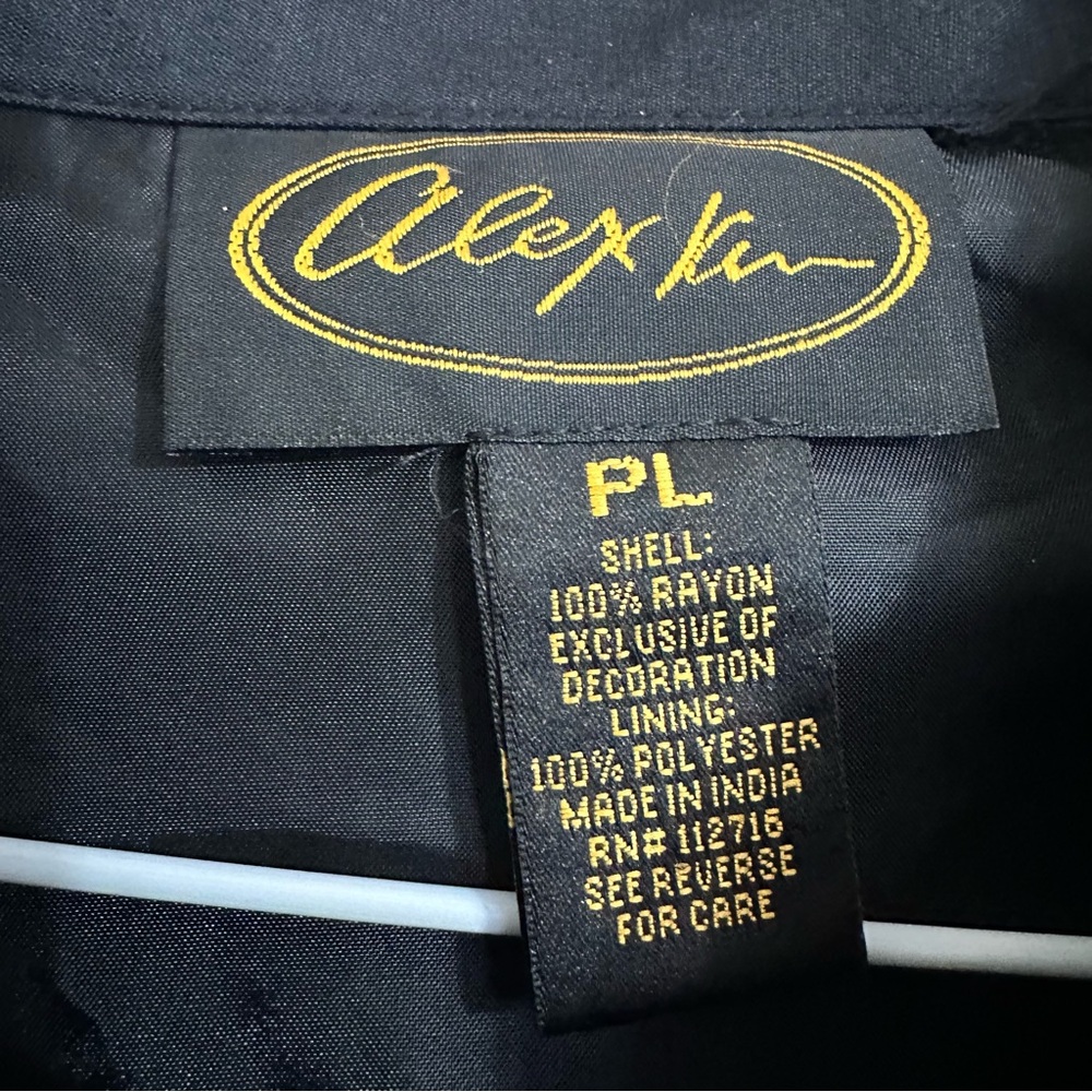 Alex Kim Embroidered Patchwork Jacket Animal Prin… - image 6